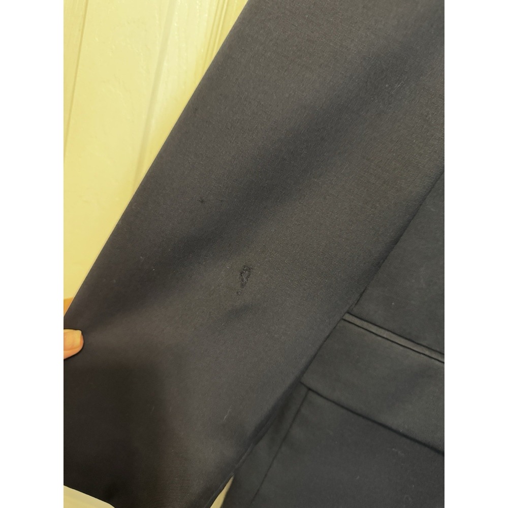 Ralph Lauren Jacket Blazer Mens 42S Wool Navy Gold 2 Button Sport Coat Classic - Picture 5 of 16